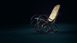 孤独的欧式花纹摇摆chair椅子