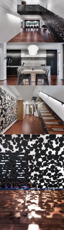 铁蕾丝楼梯房屋建筑-Gestion René建筑师作品