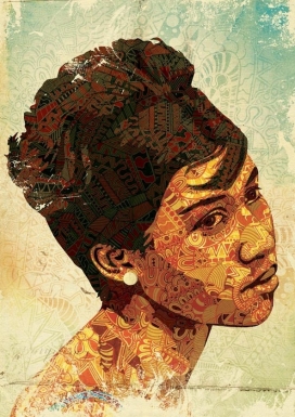 最新受委托创作的人像插画作品-葡萄牙里斯本Luís Alves插画师作品