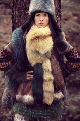 蒙古人-西班牙Jose Herrera摄影师为LAUTRE杂志打造的人像作品