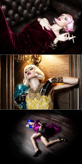 时尚的界限-迪拜Neil Walton摄影师金发舞女郎作品