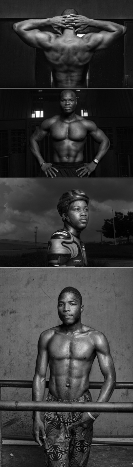 国家体育场黑人黑白人像纪实-尼日利亚拉各斯August Udoh人像纪实摄影师National Stadium作品