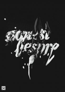 AQUEST VESPRE字体海报设计-葡萄牙波尔图Royal字体设计工作室作品