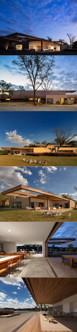 圣保罗的湖畔的房子-巴西Arthur Casas(阿瑟・卡萨斯)建筑工作室作品