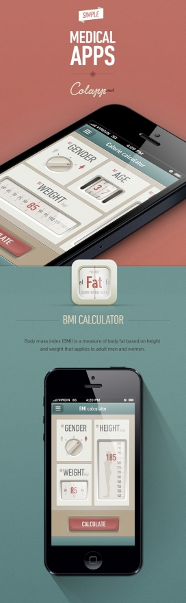 Medical医疗APPS界面设计-匈牙利布达佩斯Gabor Jutasi界面设计师作品