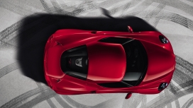 2013阿尔法&罗密欧红色跑车壁纸