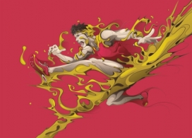 2013时尚手绘花纹人像插画-中国香港Man-Tsun插画师作品-illustration 6