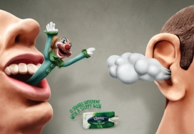 舒洁2013创意卡通平面广告