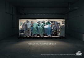 加拿大BC儿童医院公益平面广告