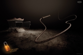 让您无法忘记-Coimbra彩色锁平面广告