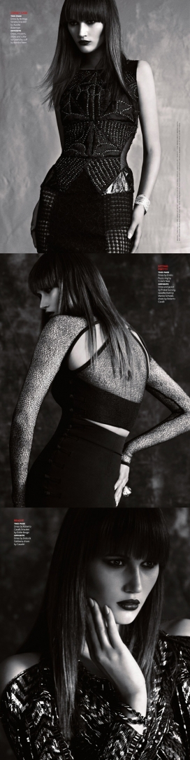 黑暗之美-Tatler杂志封面人像