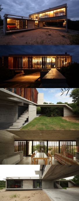 斯梅拉达楼，有两间卧室，有一个客人视频会议室和多功能厅-阿根廷BAK建筑机构作品