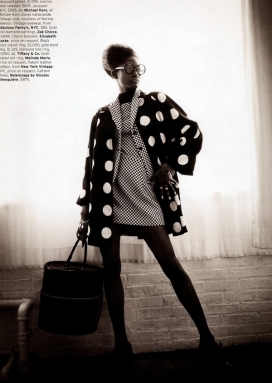 黑人演绎复古的ELLE时尚