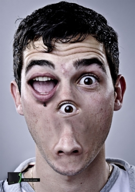 离谱的人脸-箭牌2013最新广告