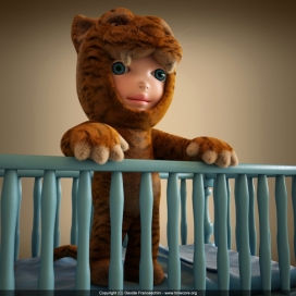 虎宝宝毛绒玩具设计