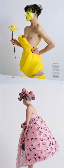 超现实主义的时尚交融时装摄影秀-为W杂志打造的