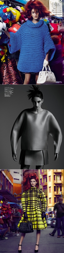 艳丽时尚街拍时装秀