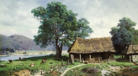 梦幻般的河边乡间别墅