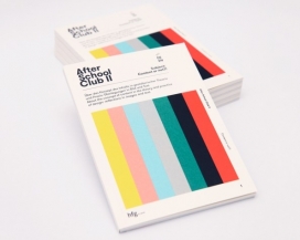 After School Club II俱乐部宣传册书籍设计