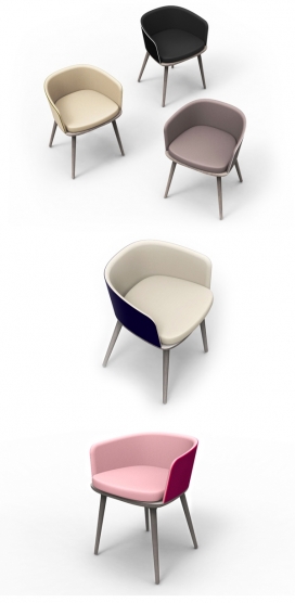 艾米橡木框架椅子