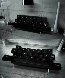 Qwerty键盘沙发