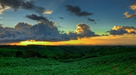 菲律宾的绿色草场