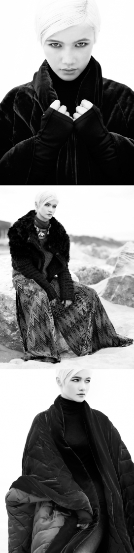 娱乐射击-时尚黑白人像