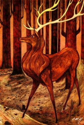 基于铅笔和数字着色的法国成语9 Animals动物插画