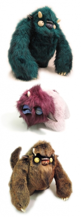 新怪兽毛绒艺术玩具