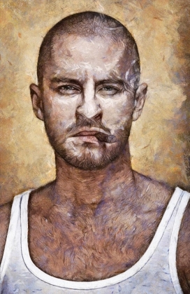 Front face人像插画