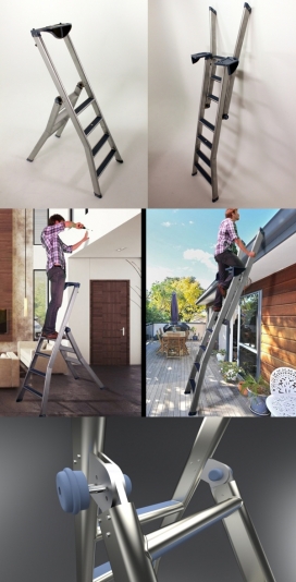 伸缩梯子设计