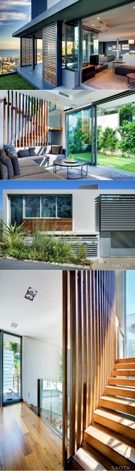 山坡豪华住宅-有四间卧室，位于南非开普敦，是一个年轻的家庭。