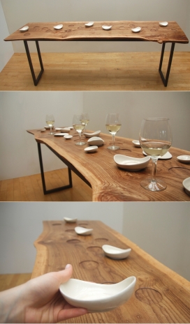 俏皮迷人用餐用茶桌