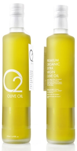 希腊O2橄榄油-一个新优质有机特级初榨橄榄油品牌形象包装设计