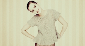 时尚叉腰的艾玛・沃特森