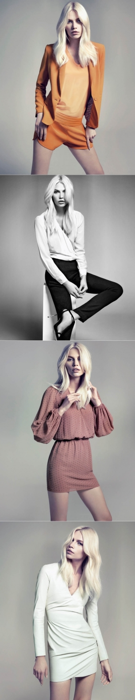 金发尤物艾琳・韦伯的光采-波光粼粼的细节时装秀