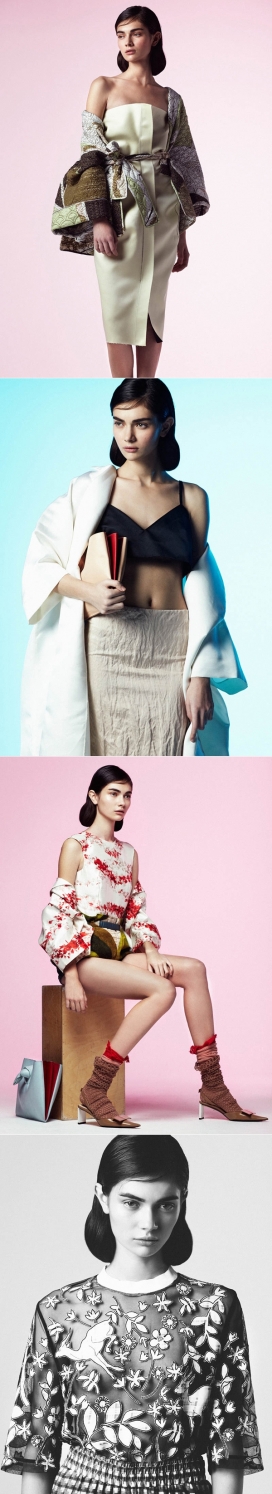 乌克兰时装模特安东尼Vasylchenko演绎复杂的东方风格时装秀