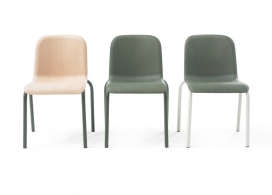 轻量级的的弯曲铝框木制椅子家具-荷兰设计师Bertjan Pot家居作品
