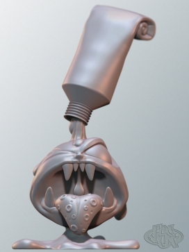 新创作的管怪兽