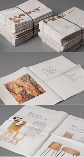 What If Pine家具探索宣传册报刊排版设计