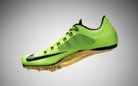 绿色耐克Flywire鞋