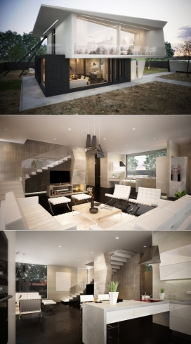 马塞尔Luchian工作室设计简约的M大厦