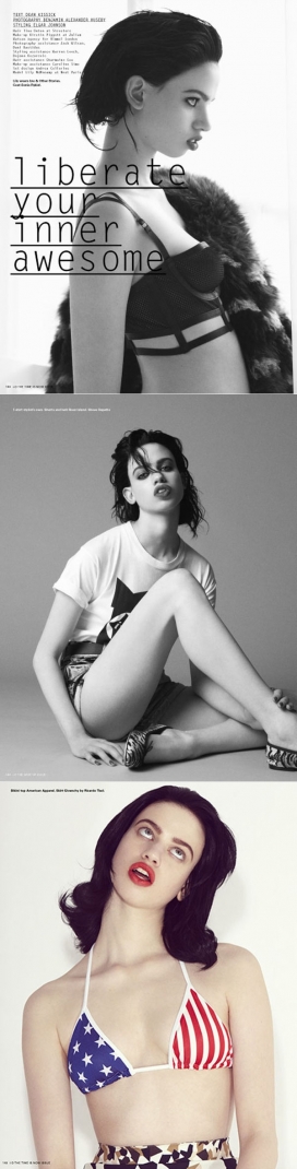 十九岁的莉莉McMenamy-释放她内心的真棒风格