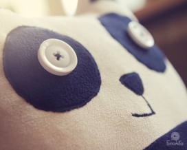 Panda纽扣熊猫毛绒玩具