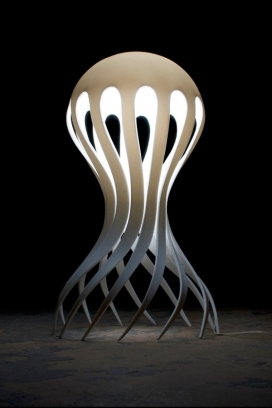 章鱼灯-灵感来自特殊形状的海洋生物启发