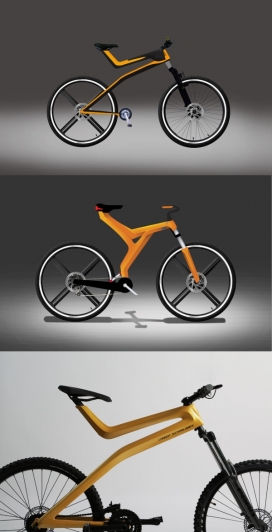 2013年福特福克斯ST悬挂自行车-车架是碳纤维