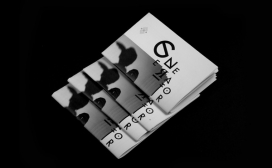 Generator杂志排版设计-布局根据现代化的黑白电影视觉风格