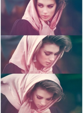 乌克兰女人复古人像