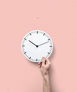 Neue Werkstatt-壁挂纸张闹钟