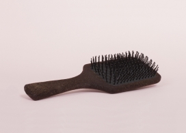 Hairbrush按摩植绒工艺梳子